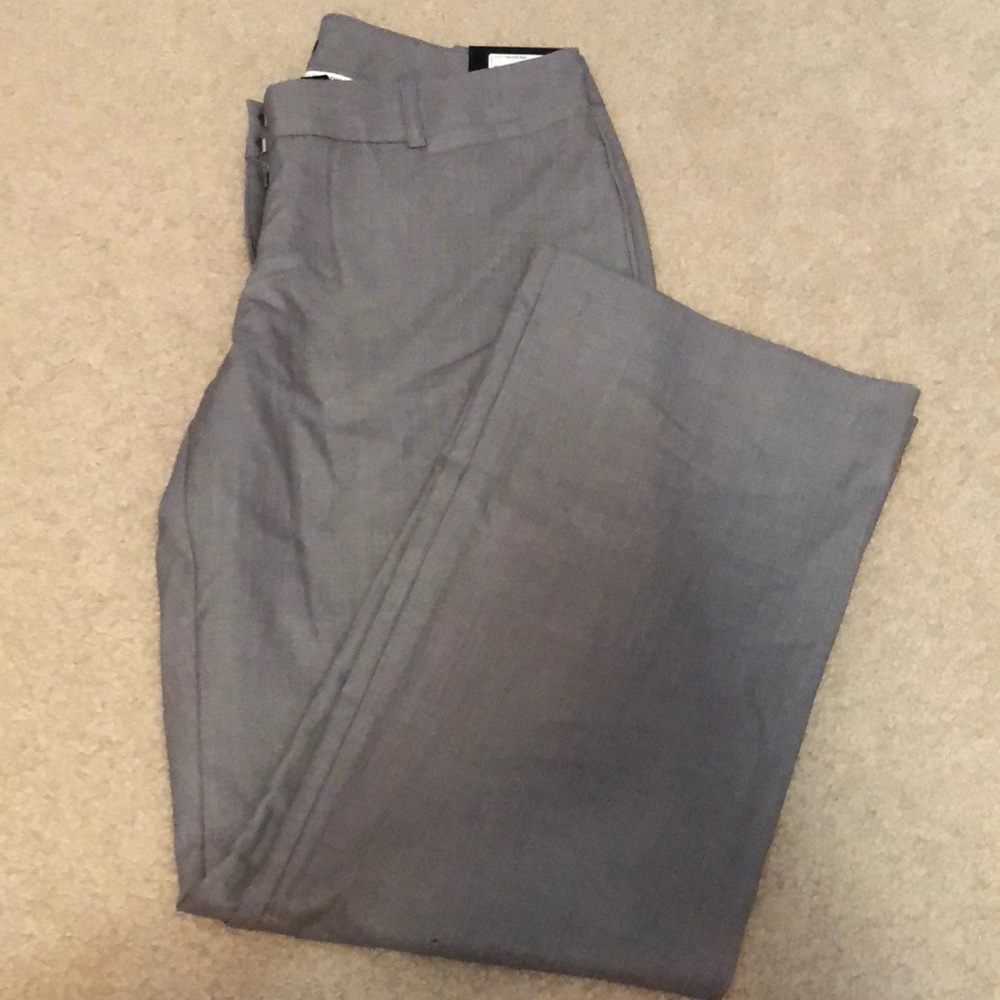 Brand new womens grey dress pants WITH TAGS!!